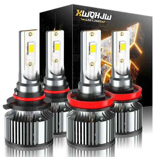 LED Headlight Kit Combo Bulbs High&Low Beam For Jeep Grand Cherokee 1999-2010 - Picture 1 of 14