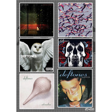 Deftones Albums Sticker Pack  Around the Fur Diamond Eyes White Pony Ohms Band