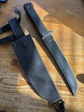 Vintage Cold Steel Recon Tanto Knife w/ Nylon Sheath Carbon V 13RT USA