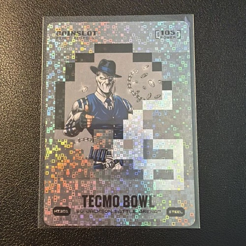 2026 Bo Jackson Battle Arena Tecmo Bowl Coinslot Helmet Icon Battlefoil Steel