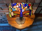 Vintage Tiffany Style Dragonfly - Stained Glass Table Lamp