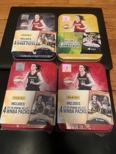 2023-2024 Panini Select/Prizm WNBA Caitlin Clark Sealed Tin Lot of 4