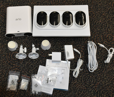 Arlo Pro 3 4 Camera 2K HDR Security Camera System (check photos)