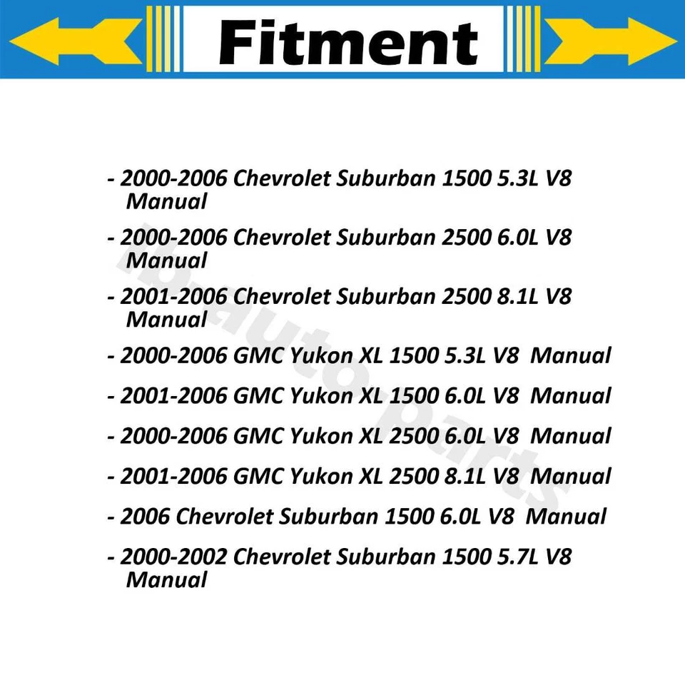 Kit de resistencia de motor soplador de climatización trasero para Chevrolet Suburban 1500 2000 2001 2002 Foto 2 de 4
