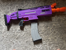 NERF Nerf Fortnite Purple Dart Blaster w/ Gray Magazine, MPN E7523 2020
