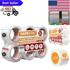 Heavy Duty 3 Inch Wide Clear Tape - 60 Yards/Roll - Industrial Packing Solution