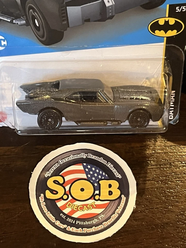 Hot Wheels Batman TV Series Batmobile Black Diecast Sealed NM Condition - Image 3 of 4