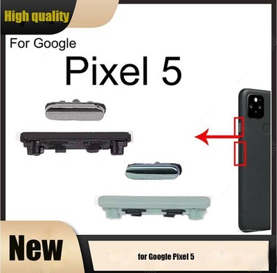 Side Power & Volume Button Key for Google Pixel 5 Black / Green SDE