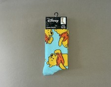 1 Pair Of Disney Winnie The Pooh Crew Socks, Fits Shoe Size 9-13, New With Tags 