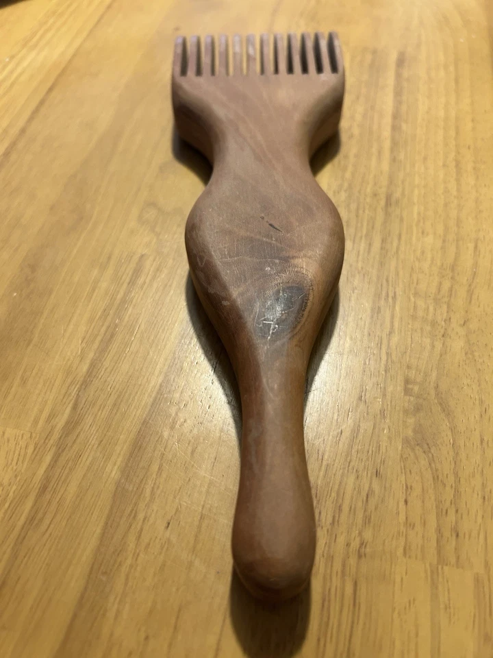 Handmade  Wood Tapestry Beater - Image 3 of 4