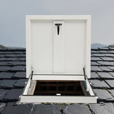 26.37*26.37*2.95in Roof Hatch Square Roof Security Door Roof Access Hatch
