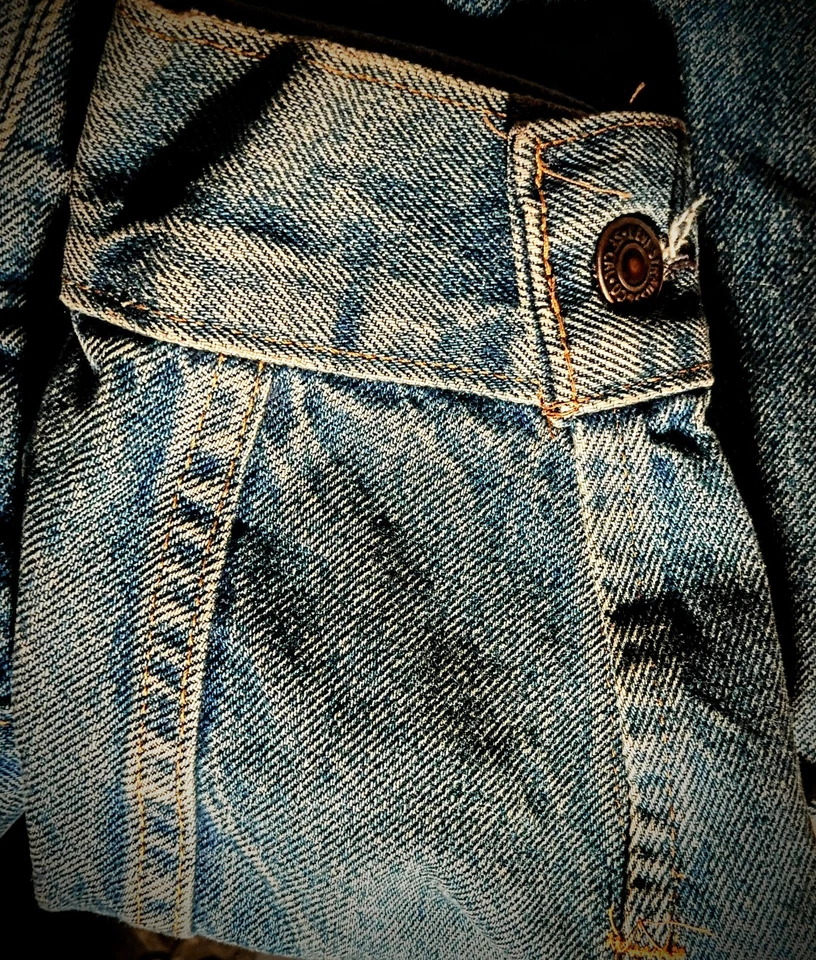 Chaqueta vaquera vintage años 70 Levis Denim Trucker 70506 0213 EE. UU. 40 Hecha en EE. UU. Foto 4 de 4
