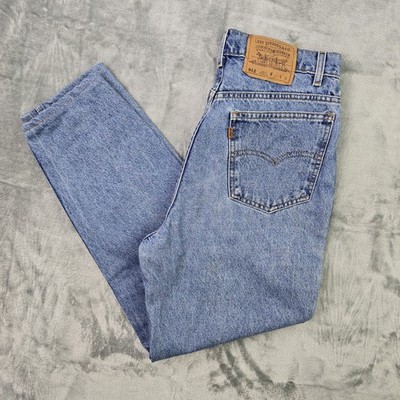 Vintage Levi s 912 Orange Tab 28x25 Slim Tapered Jeans 100% Baumwolle 1994 USA