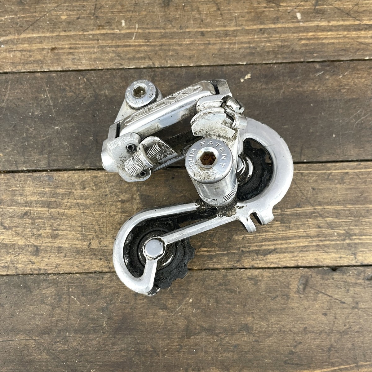 Dérailleur Arrière Vintage Suntour VX GT Avec Griffe, Années 70/80, Pour Vélo De Route Ou Tourisme