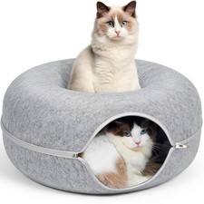 24inch-Tunnel Bed for Indoor,cattasaurus Peekaboo cat cave for Multiple NEW