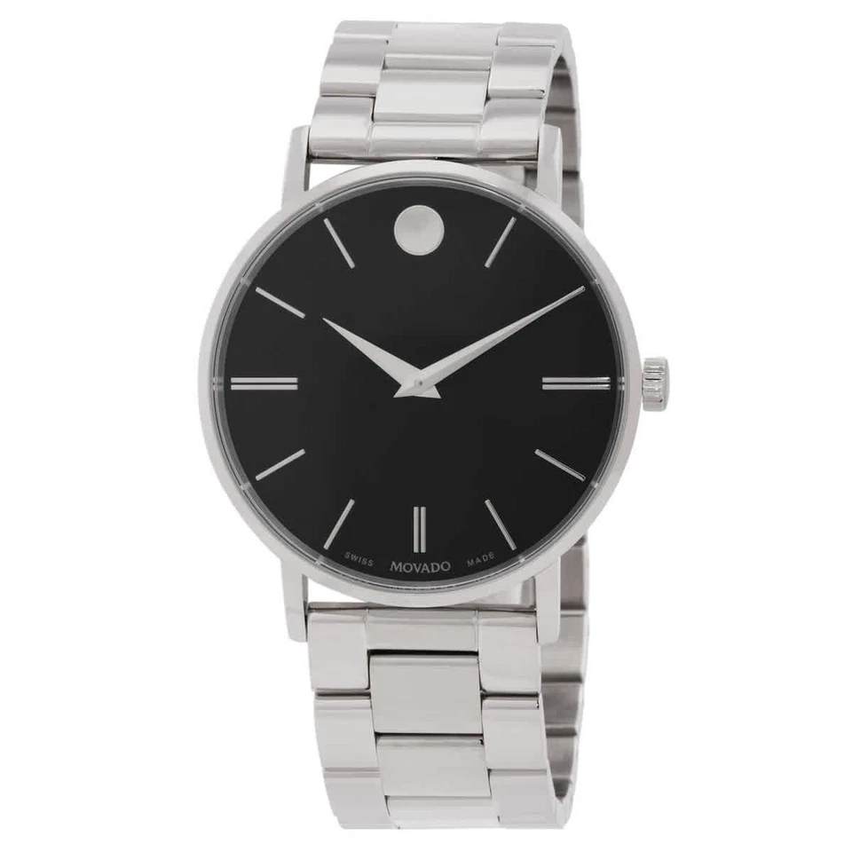 Reloj Movado Classic Museum cuarzo esfera negra 0607984