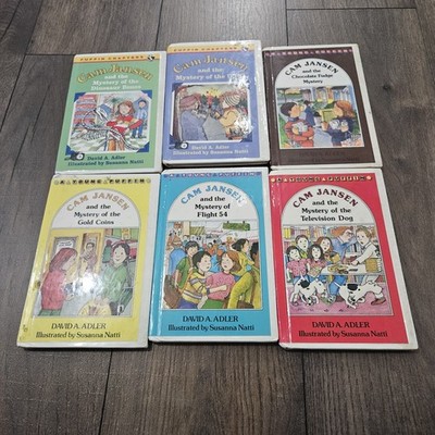 Lot of 4 Cam Jansen Children's Hardcover Mystery Books 