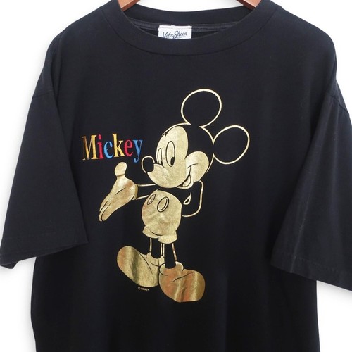 VTG 90s oversize Mickey Mouse Disney embroidered shirt XL