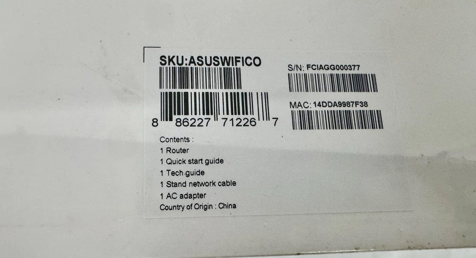 ASUS dual band Wi-Fi connect for Sprint 802.11AC Router Factory Sealed - Image 3 of 3