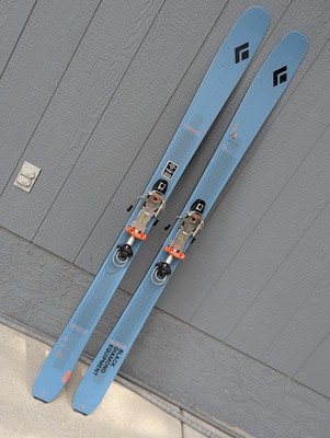 Black Diamond Impulse 98 Ti Telemark Skis 175cm 98mm w/Large Bindings Blue/Black