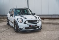 Maxton Design Frontlippe Passend FüR Mini Countryman Mk1 JCW Schwarz Hochglanz