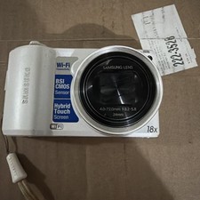 Samsung WB Series WB250F 14.2MP Digital Camera - White W/Battery & SD Card. -C1A