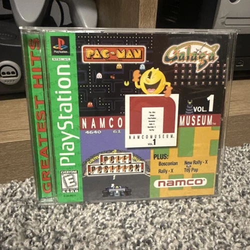 Namco Museum Vol. 1 (Sony PlayStation 1, 1995) CIB, Reg Card, GH, PS1