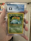 Pokémon TCG Base Set Venusaur Unlimited Holo 15/102  CGC 5.5