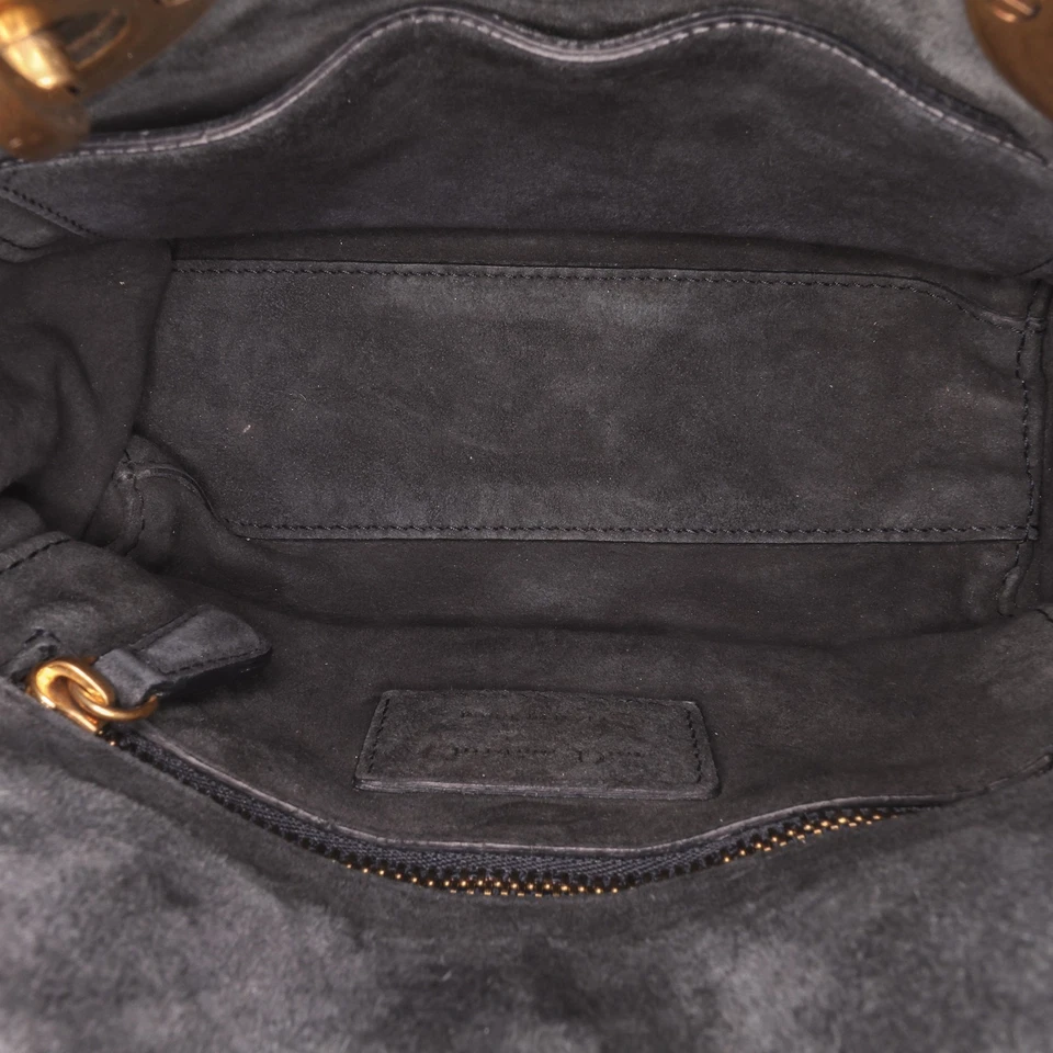 Authenticated Dior Mini Denim Cannage Studded Supple Lady Dior Blue - Image 4 of 4