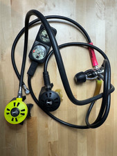 U.S. Divers Package CONSHELF SE2 Yoke 1st Stage Scuba Regulator 2 Gauge Console