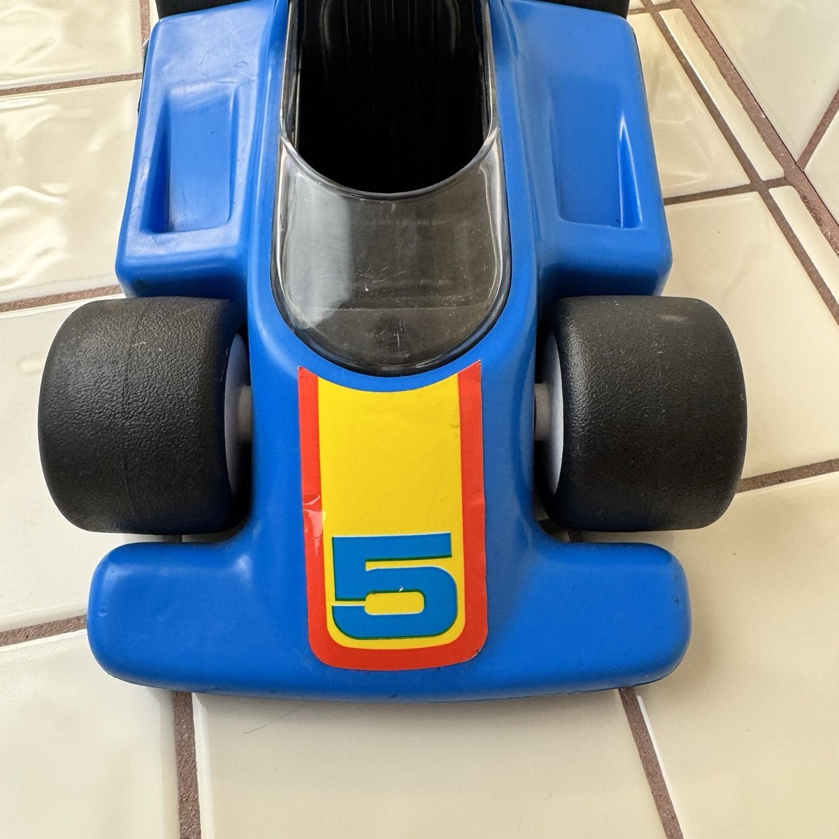Vintage Little Tikes Blue Number 5 Indy Car - Race Car - F1 Grand