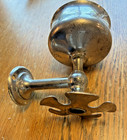 Vintage Silver Metal Soap Dish, Toothbrush Holders Wall Mount Mid Century — photo 4