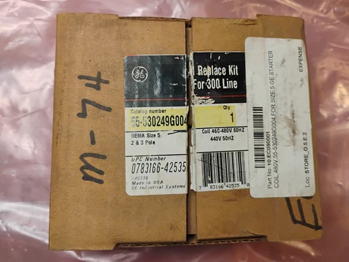 GE 55-530249G004 NEMA Size 5 Starter Coil 460-480V 2 & 3 Pole