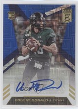 2020 Panini Donruss Elite Rookie Blue 8/10 Cole McDonald #RA-CM Auto 0v0