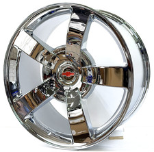 4 New 20 Chrome 5243 Replica Wheels Chevy Silverado Ss 1500 Red Bow Tie 6x5.5