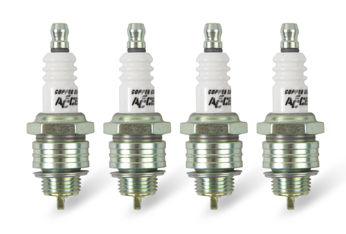 Accel 0437S-4 HP Copper Spark Plug - Shorty - 14mm Thread - .375