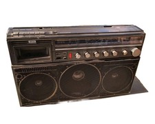1980s Magnavox D8443 Power Player Stereo Boombox Vintage PARTS OR REPAIR