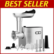 Electric Meat Grinder with 3 Sausage Stuff Tubes