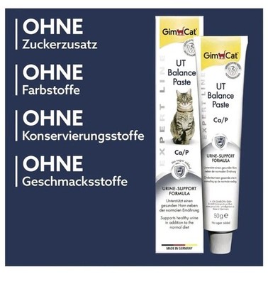 8 Tuben Gim Cat Ut Balance Paste Schleck Katzen Leckerli Snack Belohnung Gesundh