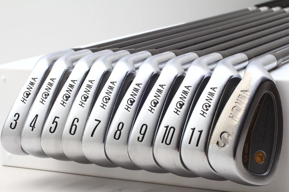 10Pcs HONMA LB 606 24K GP 4S Iron set 3-4-5-6-7-8-9-10-11-SW Regular Flex 4S RH - Image 3 of 4