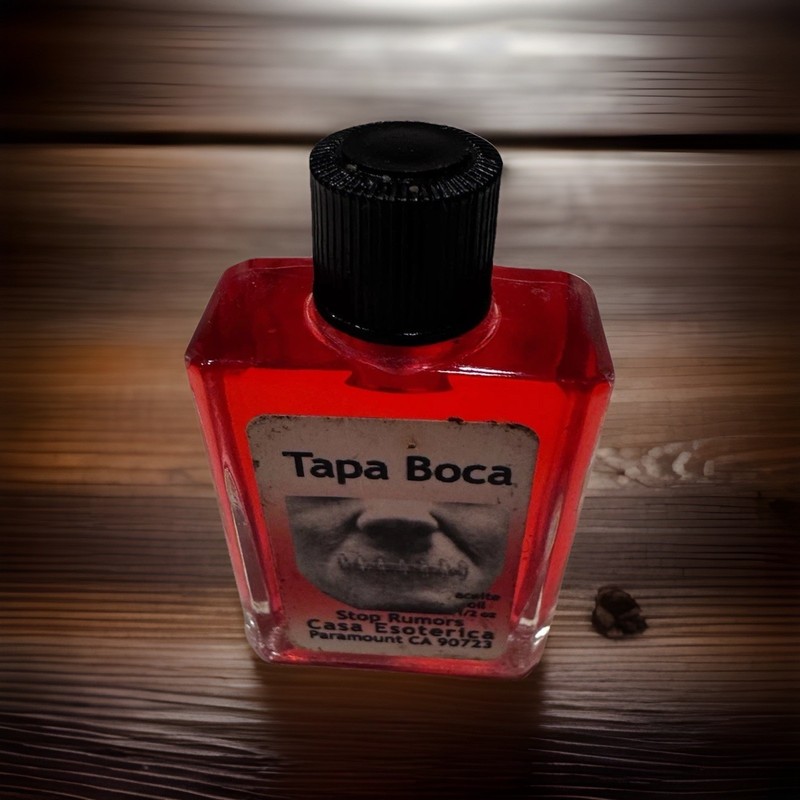 Tapa Boca Aceite Espiritual 14.5 ml/ Keep Quiet Spiritual Oil Stop Rumors 1/2 Oz