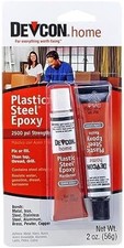 Devcon 52345 Plastic Steel Epoxy 1 oz 2-Part Tube