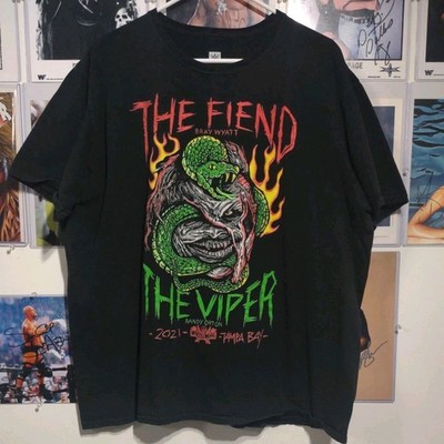 WWE The Fiend vs The Viper 2021 Wrestlemania 37 Double Sided T-Shirt Men's XXL