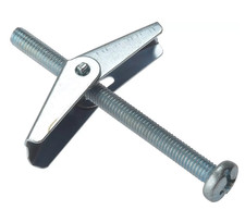 Diall M5 x 80mm  Spring Toggle With Screw  Wall Anchor Pack of 10 x 2 Packs
