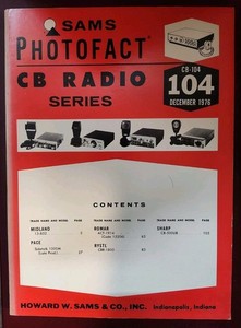 Sams Photofact CB Radio Series CB-104