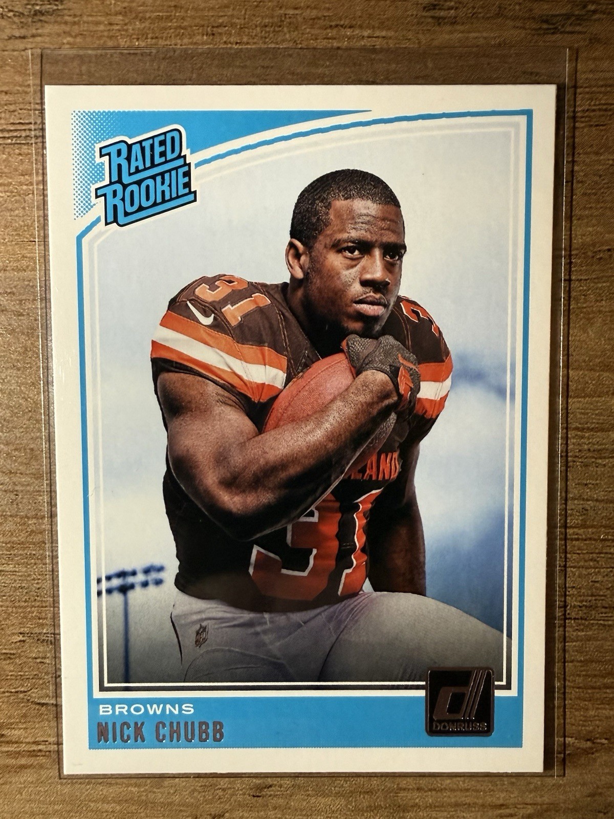 2018 Panini Donruss - Rated Rookie Nick Chubb #308 (RC)
