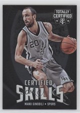 2015-16 Panini Totally Certified Skills 173/199 Manu Ginobili #24 HOF 0qr0