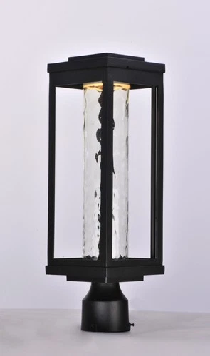 Maxim 55900 Salon 1 Light 19-1/2"H Integrated LED Outdoor Post - Picture 2 of 12