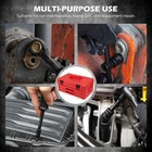 SEDY 132Pc Mechanics Tool Set SAE Metric 1/4 3/8 Drive Socket Wrench Kit