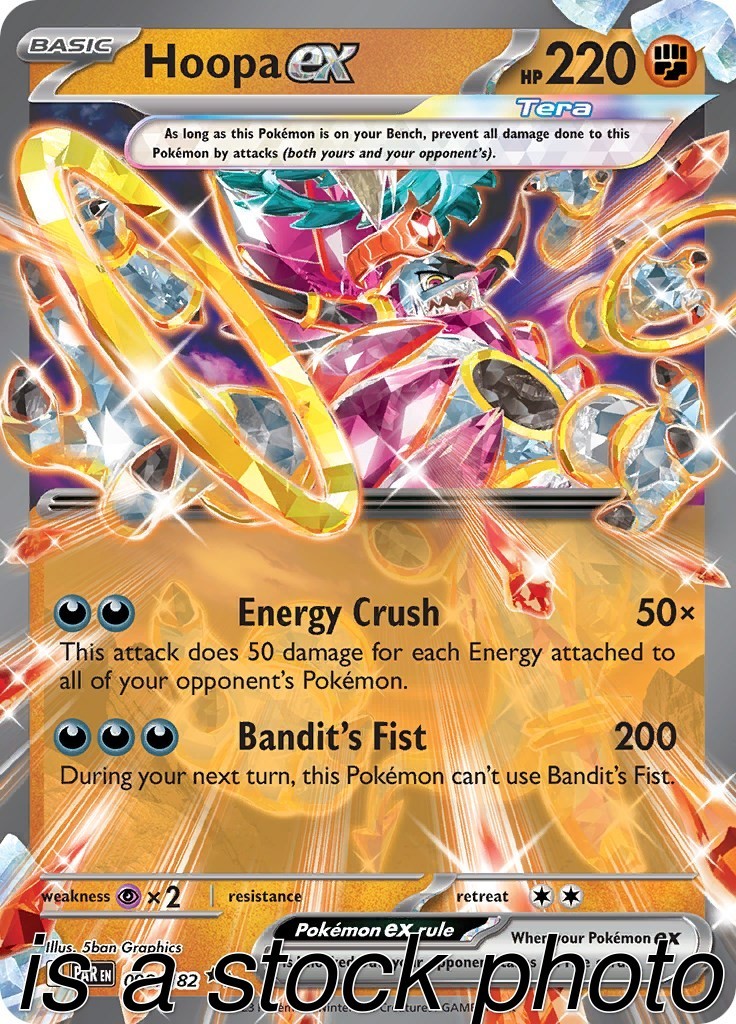 Hoopa ex 098/182 Paradox Rift Holofoil Pokemon (MP-NM)